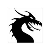 Chinese drakenhoofdzegel 	rubberstempel (Afrduk)