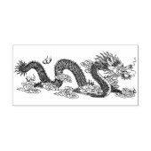 chinese drakenkunstzegel 	rubberstempel (Afrduk)