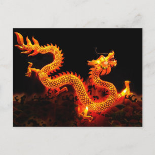 Chinese drakenlantaarn briefkaart