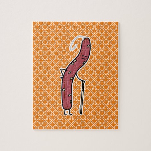 Chinese droge worst met verouderd vet Cantonese la Legpuzzel (Verticaal)