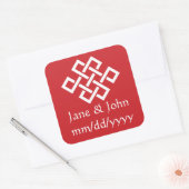 Chinese elegantie in Cherry Sticker (Envelop)