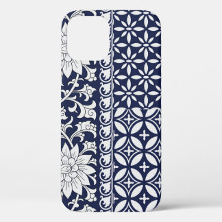 Chinese elegantie: naadloos Ornament iPhone 12 Hoesje