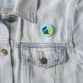 Chinese elementen ronde button 3,2 cm (In situ)