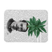 Chinese Evergreen Head Plant Magneet (Horizontaal)