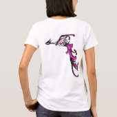 chinese fenix roze t-shirt (Achterkant)