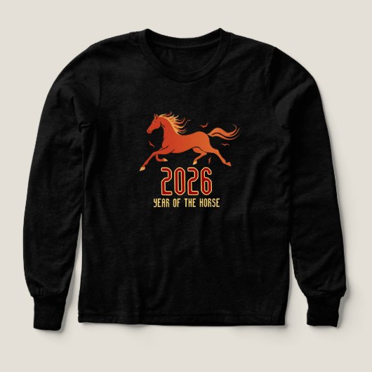 Chinese Fire Horse New Year 2026 Kid's (Motif recto)