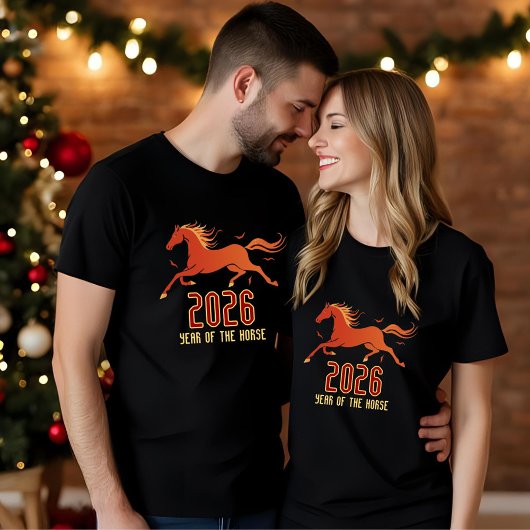 Chinese Fire Horse New Year 2026 T-shirt
