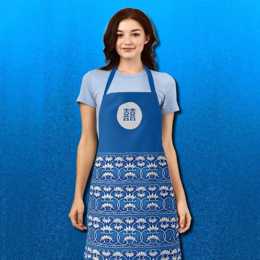 Chinese floral -double happiness schort