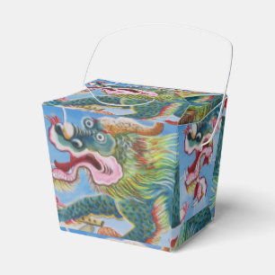 Chinese foo Dog/Lion Guardian Mural Bedankdoosjes
