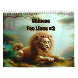 Chinese foo Lions #2 Kalender