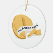 Chinese Fortune Cookie Keramisch Ornament (Links)