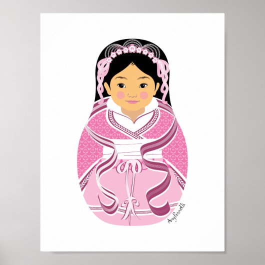 Chinese, HanFu Matroesjka Poster (Voorkant)