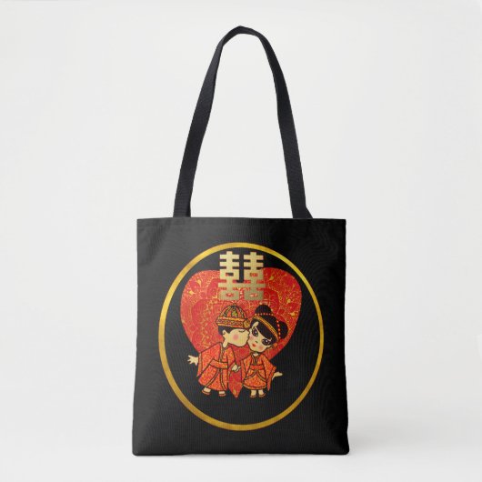 Chinese Huwelijksfeest Artikelen Decoratie - Schat Tote Bag (Voorkant)