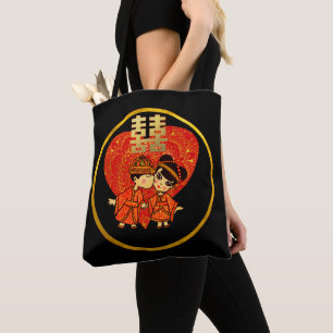 Chinese Huwelijksfeest Artikelen Decoratie - Schat Tote Bag
