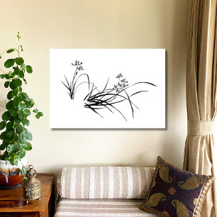 Chinese Iris in het voorjaar Canvas Afdruk