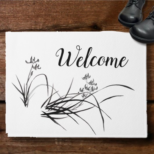 Chinese Iris in het voorjaar Deurmat