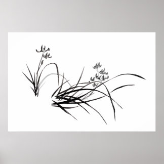 Chinese Iris in het voorjaar Poster