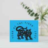 Chinese jaardag P Feestdagenkaart (Staand voorkant)