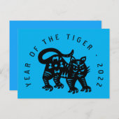 Chinese jaardag P Feestdagenkaart (Voorkant / Achterkant)