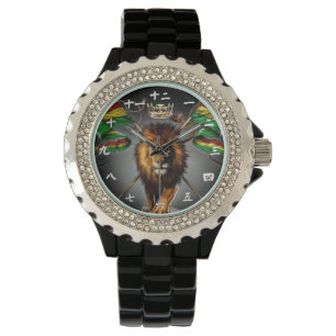 Chinese Jamaicaanse leeuw is King Watch Horloge