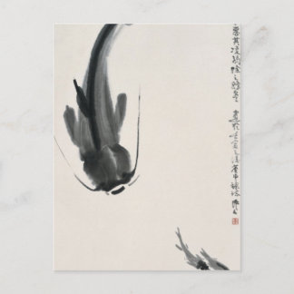 Chinese katvis briefkaart