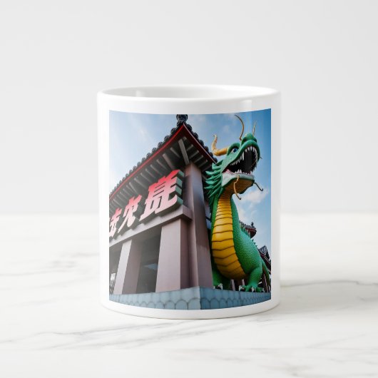 Chinese Keizerdraak Extra Grote Beker (Voorkant)