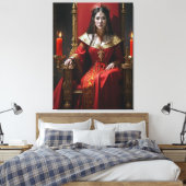 Chinese keizerin canvas afdruk (Insitu (Slaapkamer))