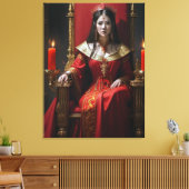Chinese keizerin canvas afdruk (Insitu (Woonkamer))