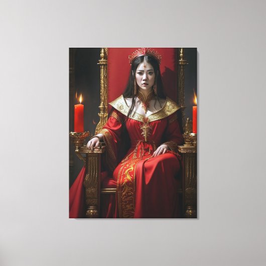 Chinese keizerin canvas afdruk (Voorkant)