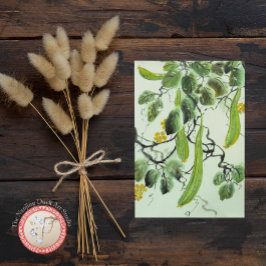 Chinese komkommer briefkaart