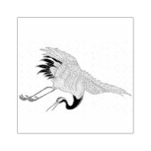 Chinese kraan vogel rubberen stempel (Afrduk)