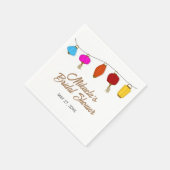 Chinese Lampion Bruiloftsfeest Servet (Hoek)