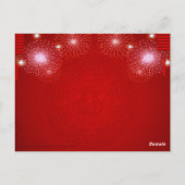 Chinese lampions Fireworks Rabbit Year 2023 HPostc Briefkaart (Achterkant)