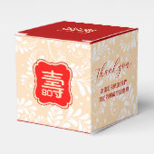 Chinese "Langlevendigheid" Birthday (maximaal 99) Bedankdoosjes (Voorkant Zijde)