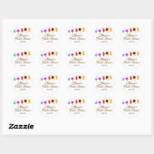 Chinese Lantaarn Bruidsfeest Ronde Sticker (Vel)