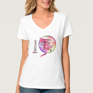 Chinese Lantaarn en Moon Tshirt voor dames