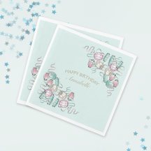 Chinese Lantaarn & Ribbon Party Servetten