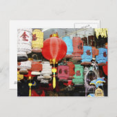 Chinese lantaarns briefkaart (Voorkant / Achterkant)