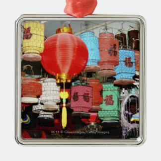 Chinese lantaarns metalen ornament