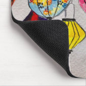 Chinese lantaarns waterverf muismat (Hoek)