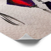 Chinese lantaarns waterverf poster (Hoek)