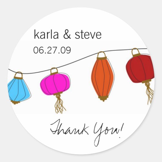 Chinese Lantern Stickers (Devant)