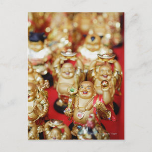 Chinese Laughing Buddhas Briefkaart