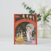 Chinese leverancier van parfum door George Barbier Briefkaart (Staand voorkant)