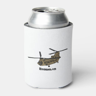 Chinese militaire helikopterillustratie blikjeskoeler