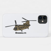 Chinese militaire helikopterillustratie