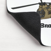 Chinese militaire helikopterillustratie muismat (Hoek)