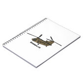 Chinese militaire helikopterillustratie notitieboek (Linkerzijde)