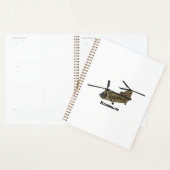 Chinese militaire helikopterillustratie planner (Display)