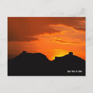 Chinese muur briefkaart